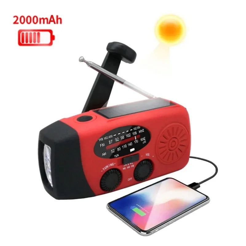 Hand Crank Emergency Radio with Power Bank