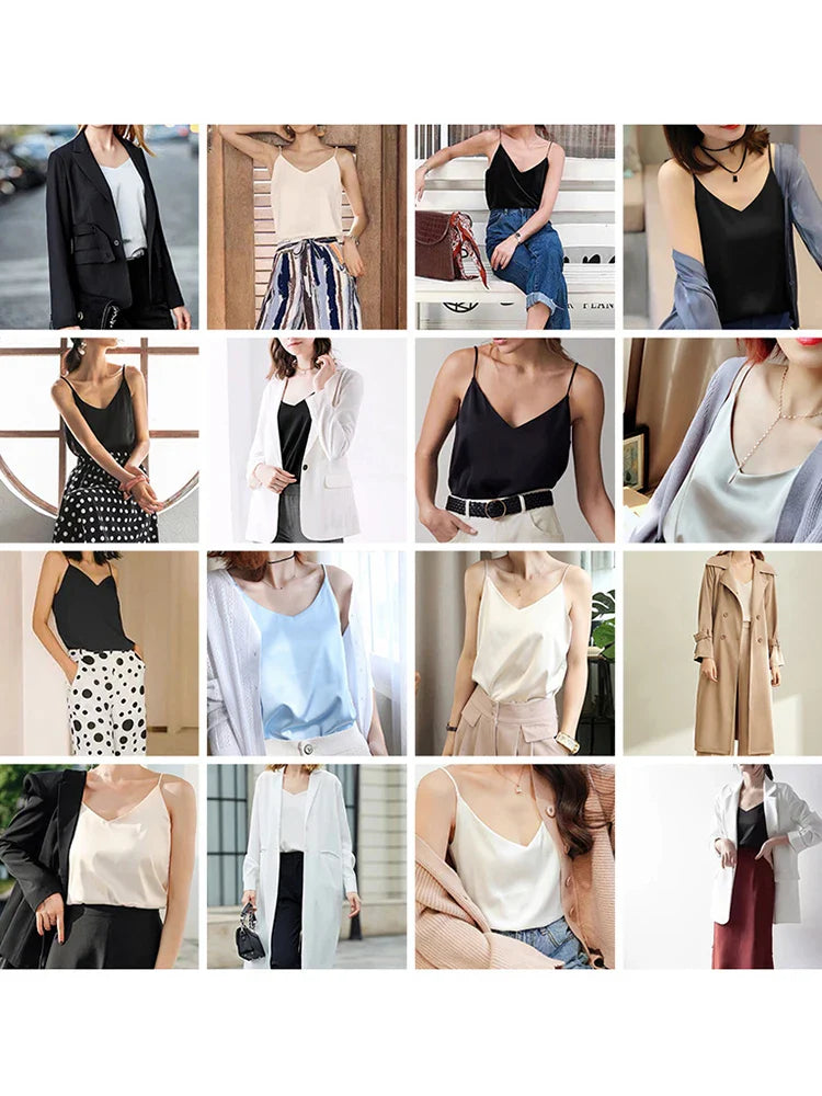 Halter V-Neck Tank Top