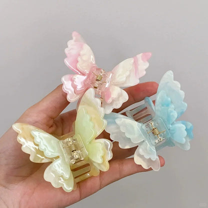 Butterfly Gradient Hair Claws