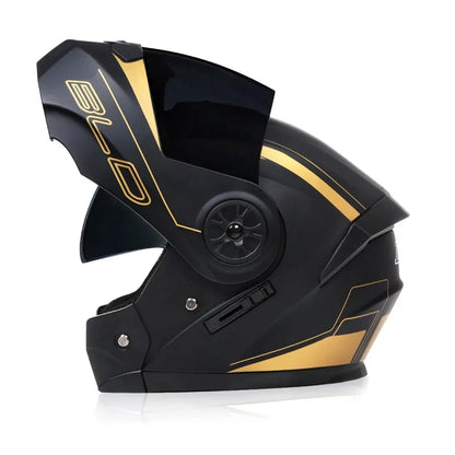 Dual Lens Flip Up Motorcycle Helmet