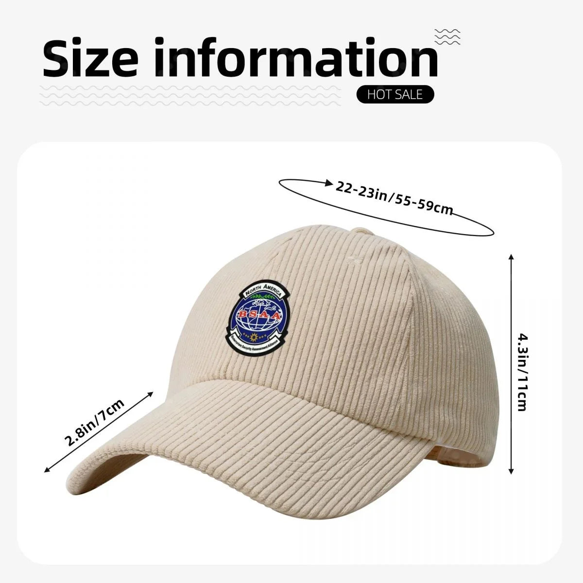 Corduroy North America Cap