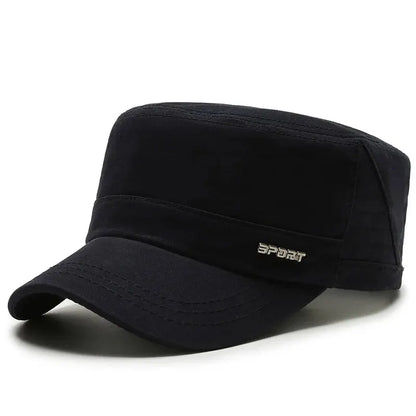 Men’s Casual Military Flat Cap