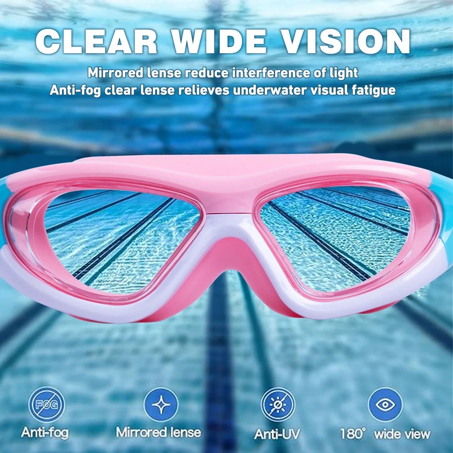 Swimming Cap Goggles Combo