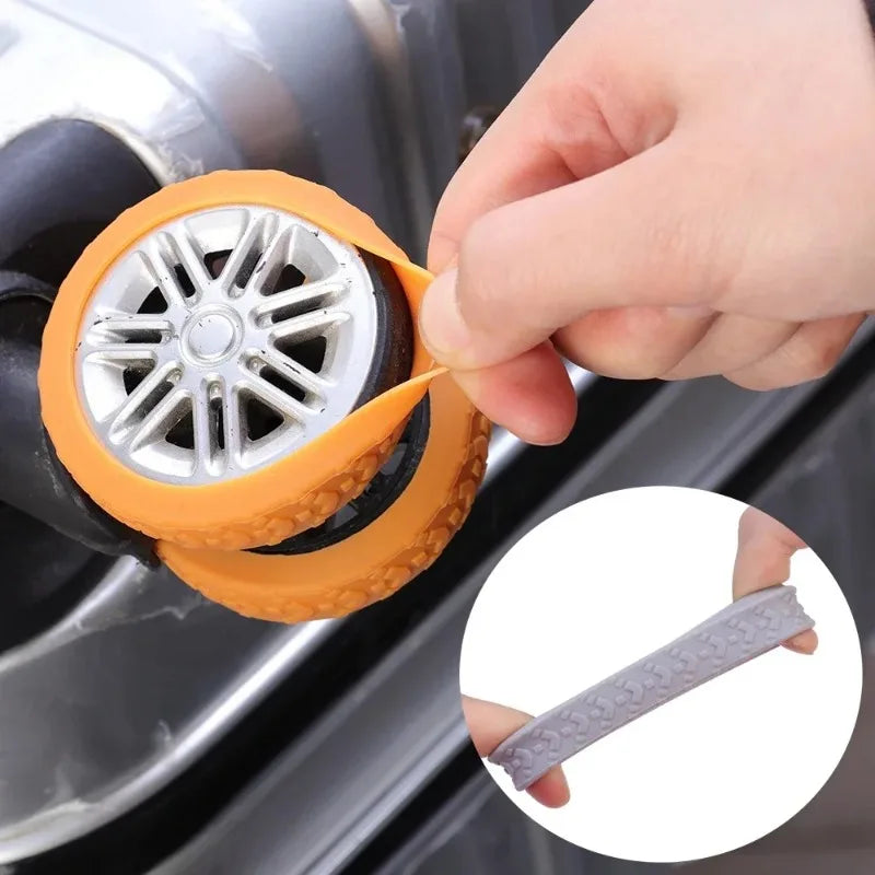 Thicken Silicone Luggage Wheel Protector