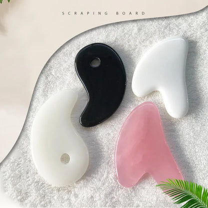 Natural Resin Jade Gua Sha Scraper