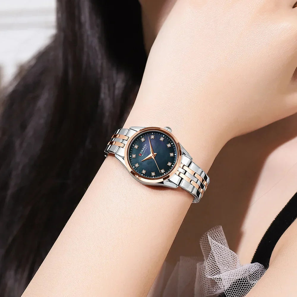 Elegant Stainless Steel Women’s Watch