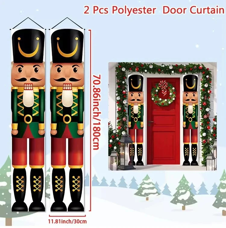 Christmas Hanging Door Banner
