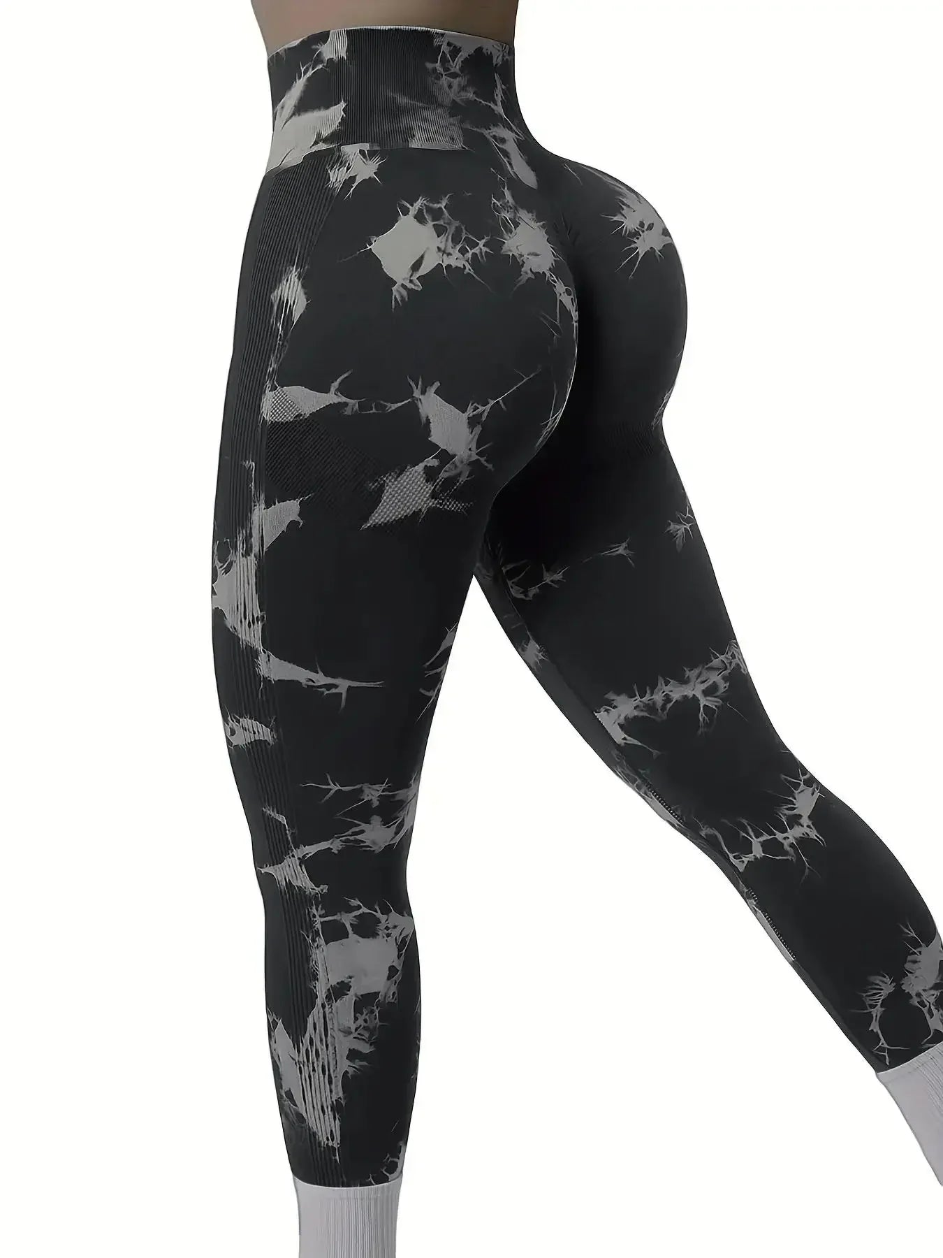 Tie-Dye Seamless High Waist Yoga Pants