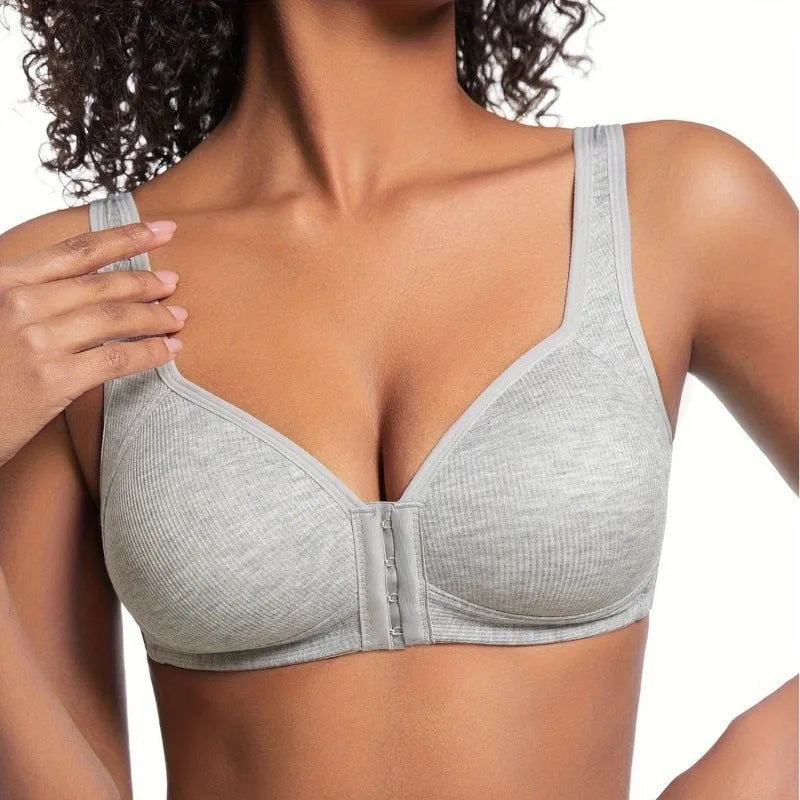 Wire-Free Front Closure Bra