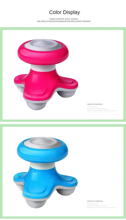 USB Mini Triangle Neck Massager Device