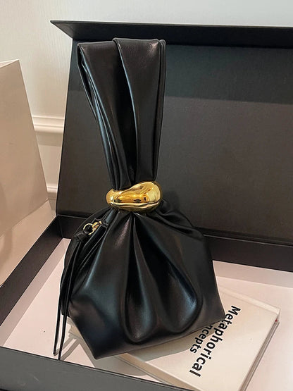 Personalized Soft Leather Clutch Bag