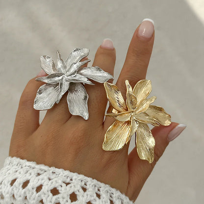 Punk Style Flower Ring