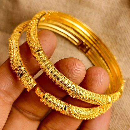 Gold Plated Bridal Bangle Bracelet