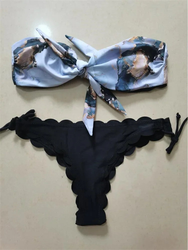 Women's Lace-Up Bikini