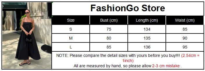 Black Backless Long Dress