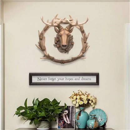 Deer Head Wall Hanging Decoration