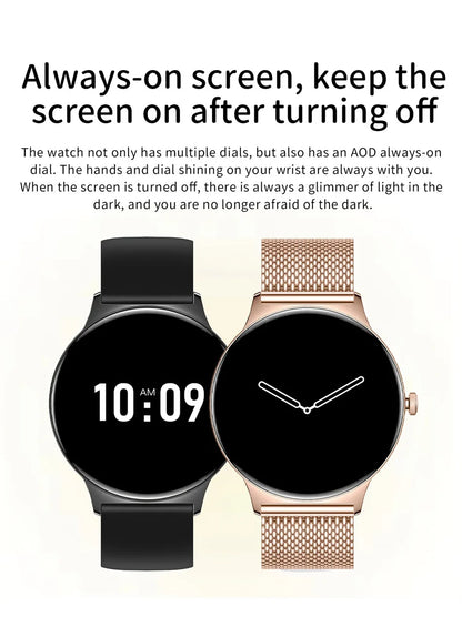 V89 AMOLED Smartwatch for Women – Slim, Stylish & Bluetooth Calling