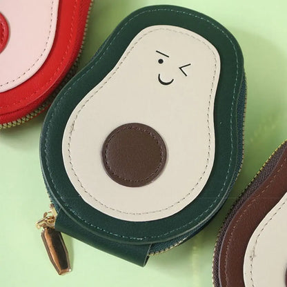Cute PU Avocado Wallet
