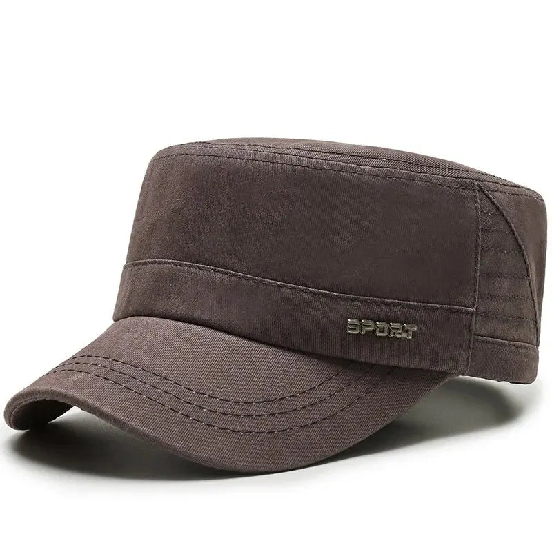 Men’s Casual Military Flat Cap