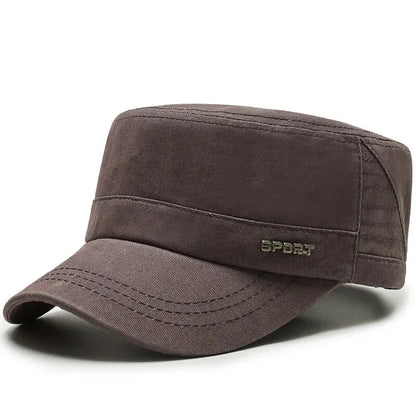 Men’s Casual Military Flat Cap