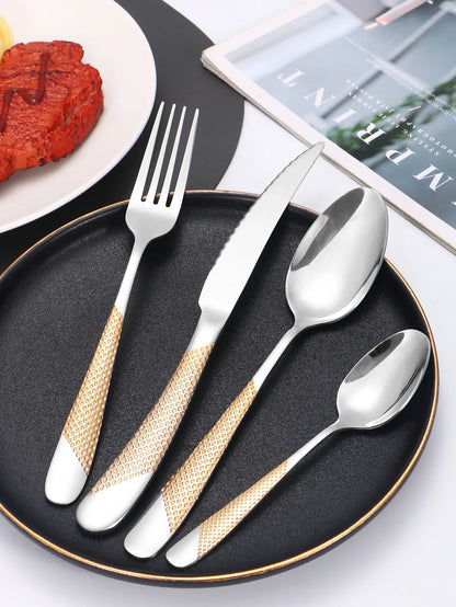 24pc Stainless Steel Cutlery Set