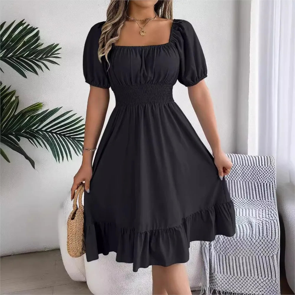 Women's Elegant Ruffle Dress