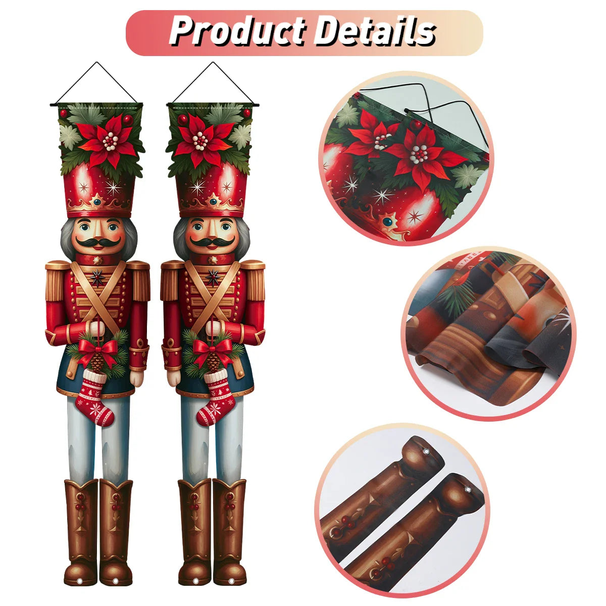 Christmas Nutcracker Door Banner