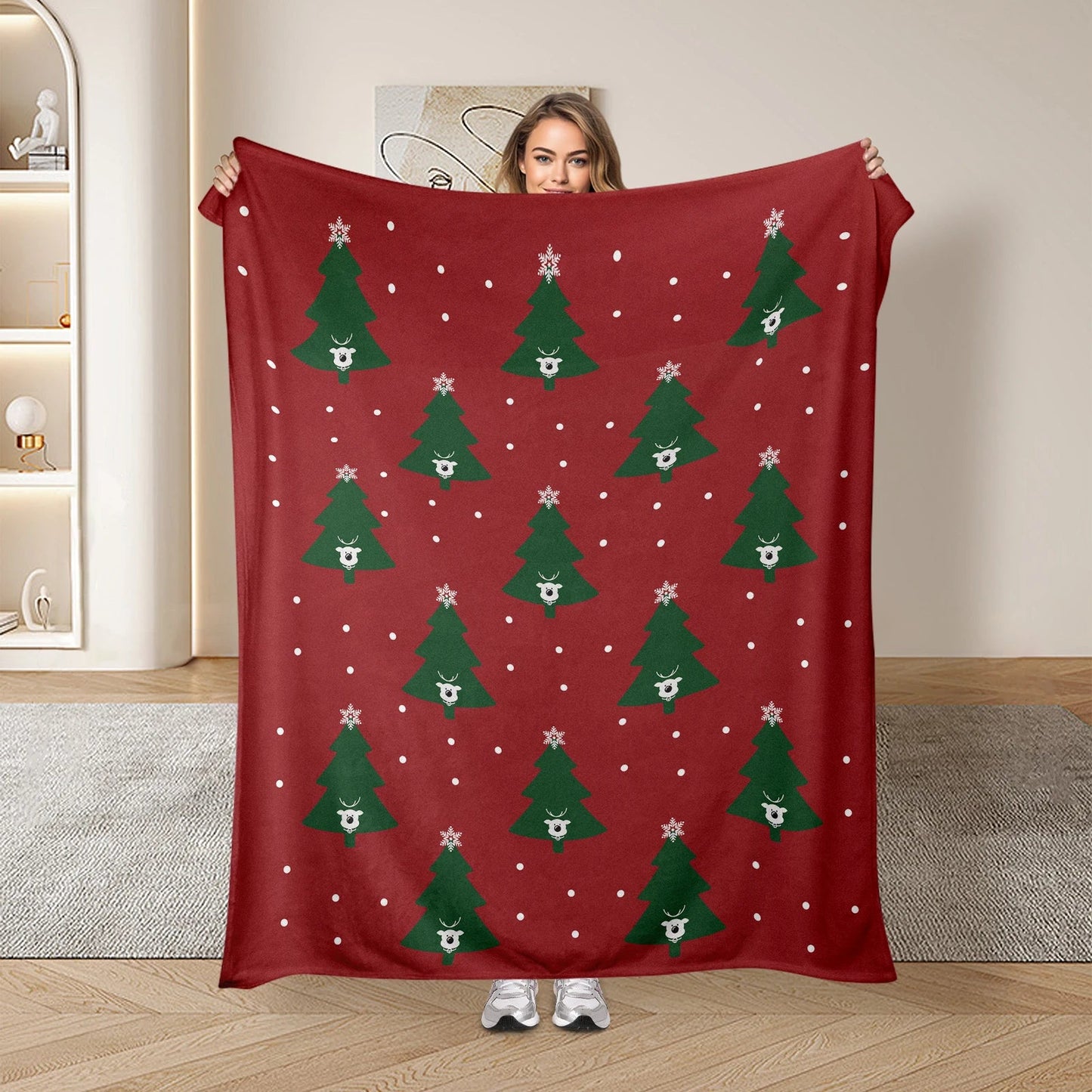 Cozy Holiday Flannel Blanket