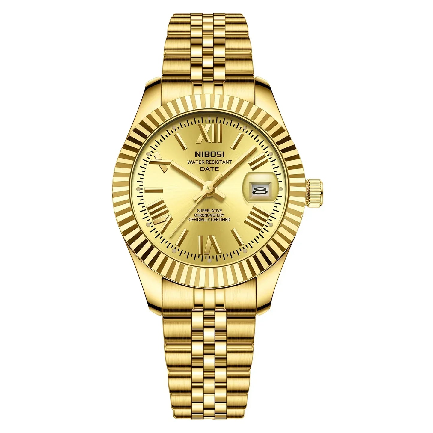 Elegant Gold Quartz Women’s Watch