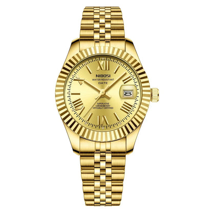 Elegant Gold Quartz Women’s Watch