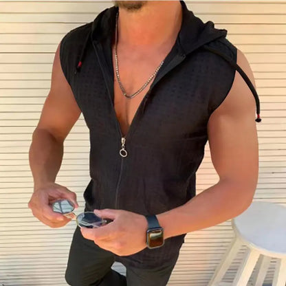 Men's Beach Hooded Tank