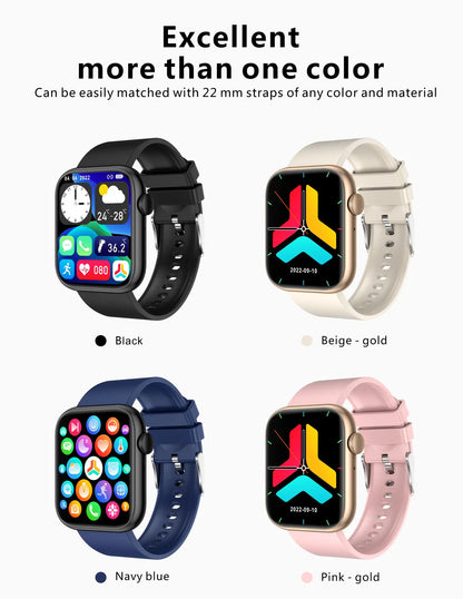 LIGE 2025 Smartwatch – Wireless Charging, Bluetooth Call, Fitness Tracker