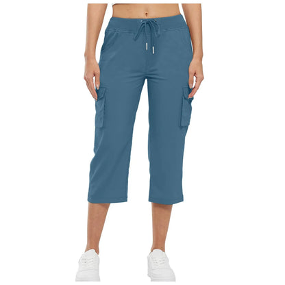 Women's Casual Cargo Capris