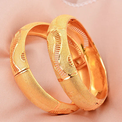 Gold Plated Bridal Bangle Bracelet