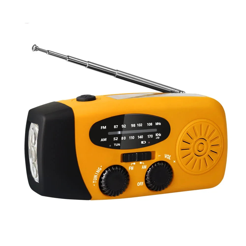 Hand Crank Emergency Radio with Power Bank