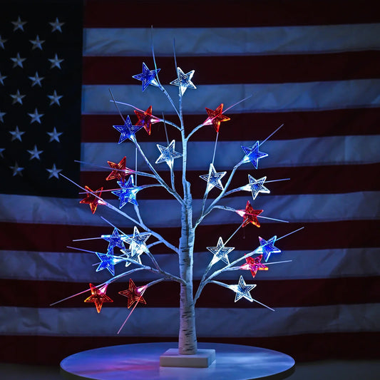 USA Independence Day Star Lamp