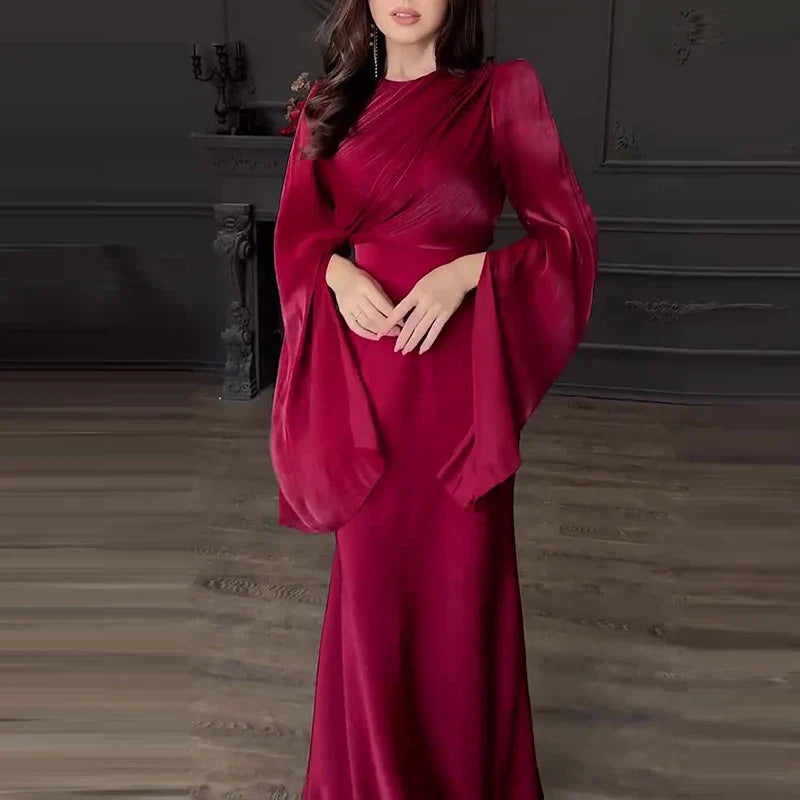 Vintage Satin Banquet Dress