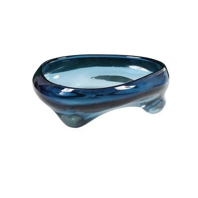 Geometric Glass Display Tray