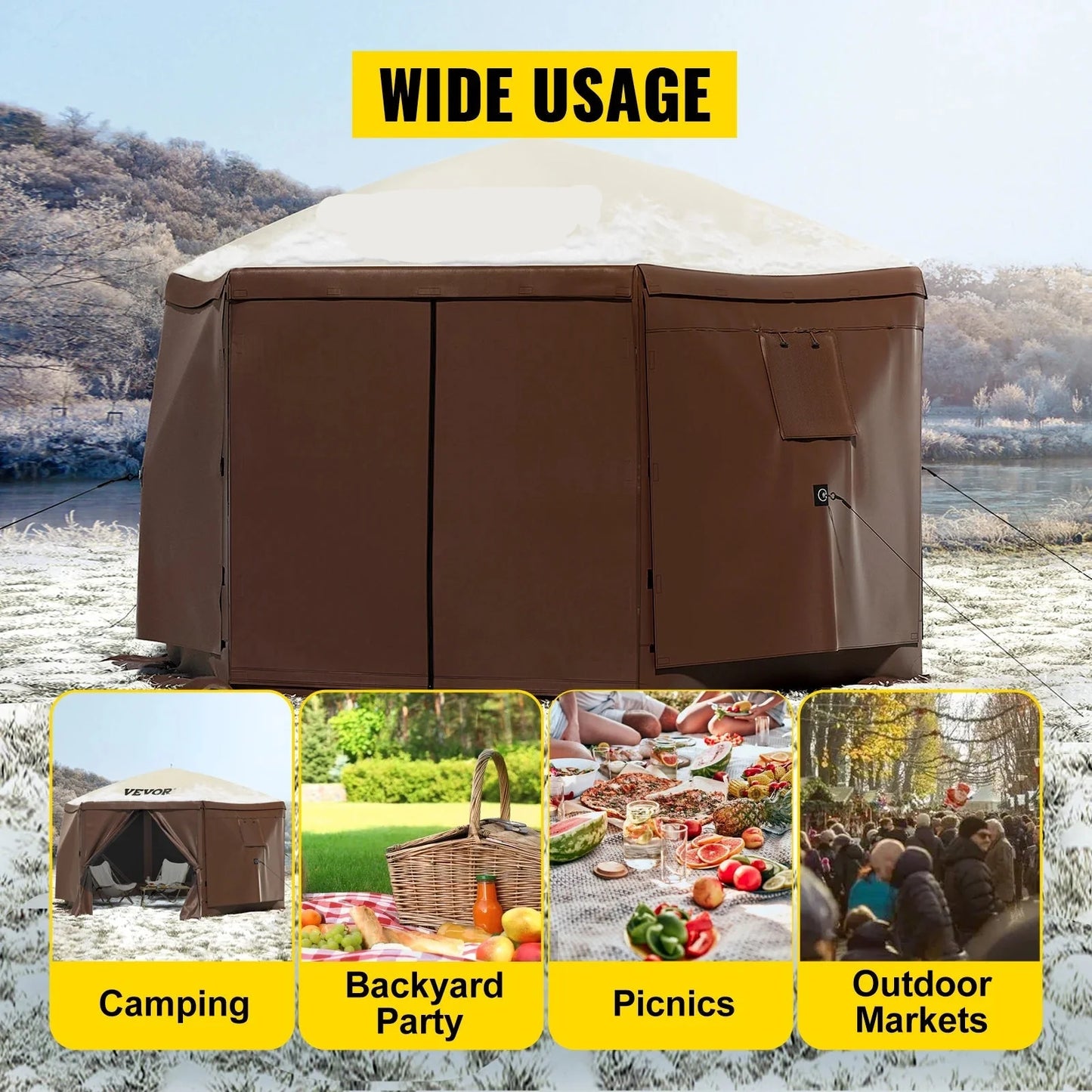 Pop-up Camping Gazebo Tent