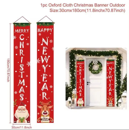Christmas Hanging Door Banner