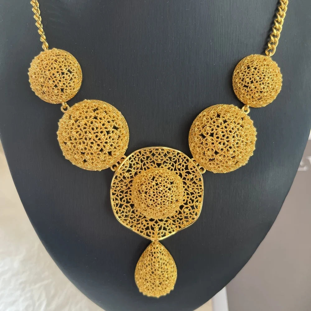 Dubai Gold Bridal Jewelry Set