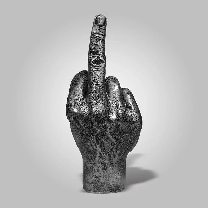 Resin Middle Finger Statue