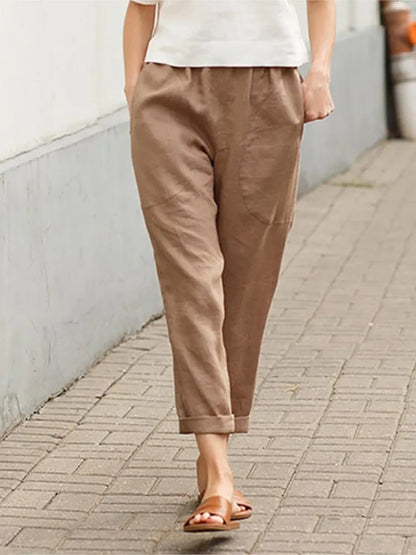 Women's Cotton Casual Pants