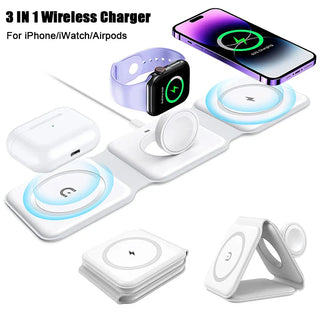 3-in-1 Magnetic Wireless Charger