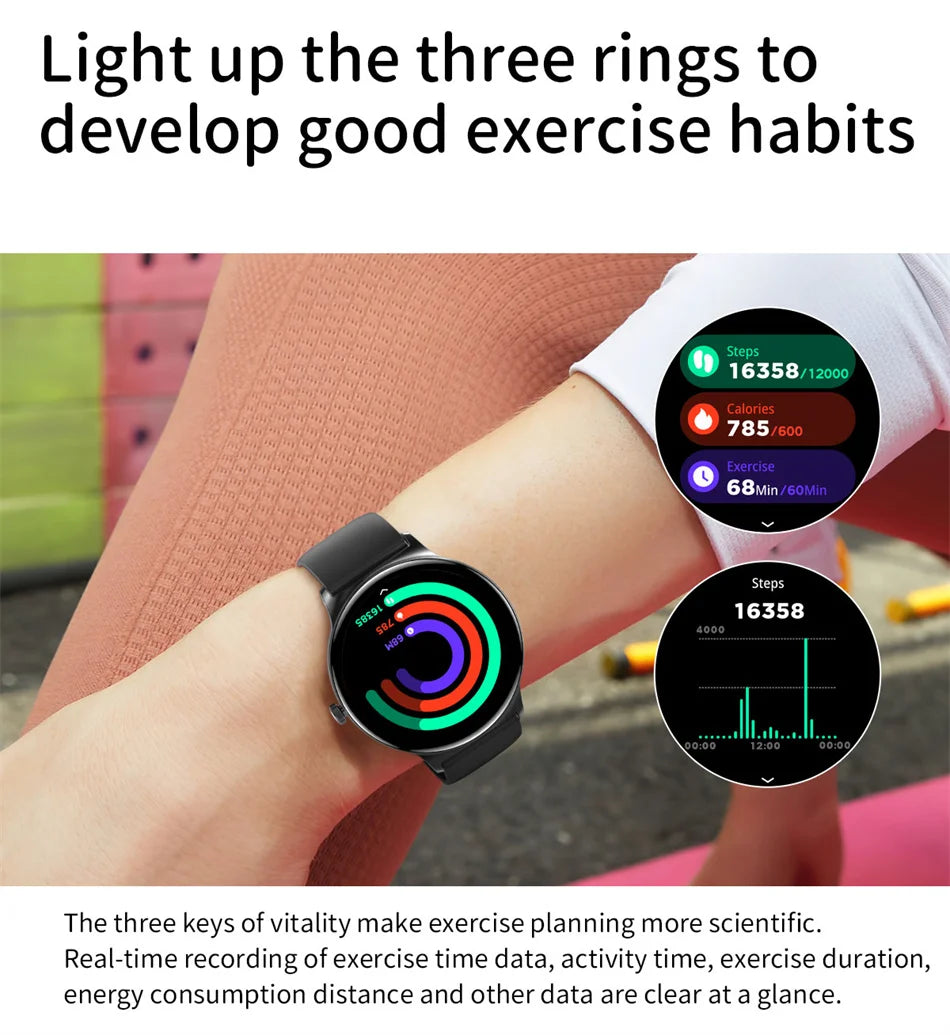 V89 AMOLED Smartwatch for Women – Slim, Stylish & Bluetooth Calling