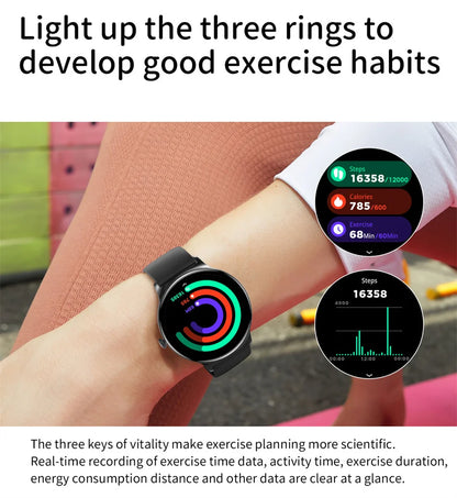 V89 AMOLED Smartwatch for Women – Slim, Stylish & Bluetooth Calling