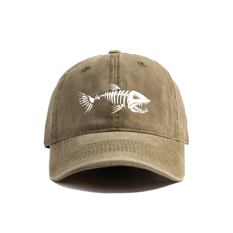 Fish Bone Baseball Cap