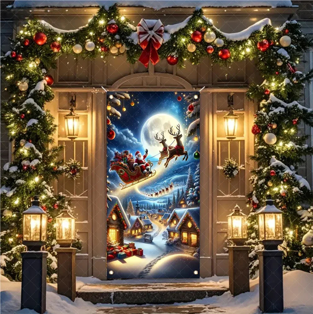 Christmas Santa Door Banner