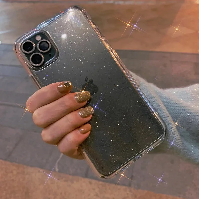 Glitter bumper iphone case
