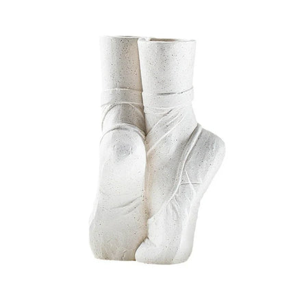 Ceramic Ballet Shoes Vase